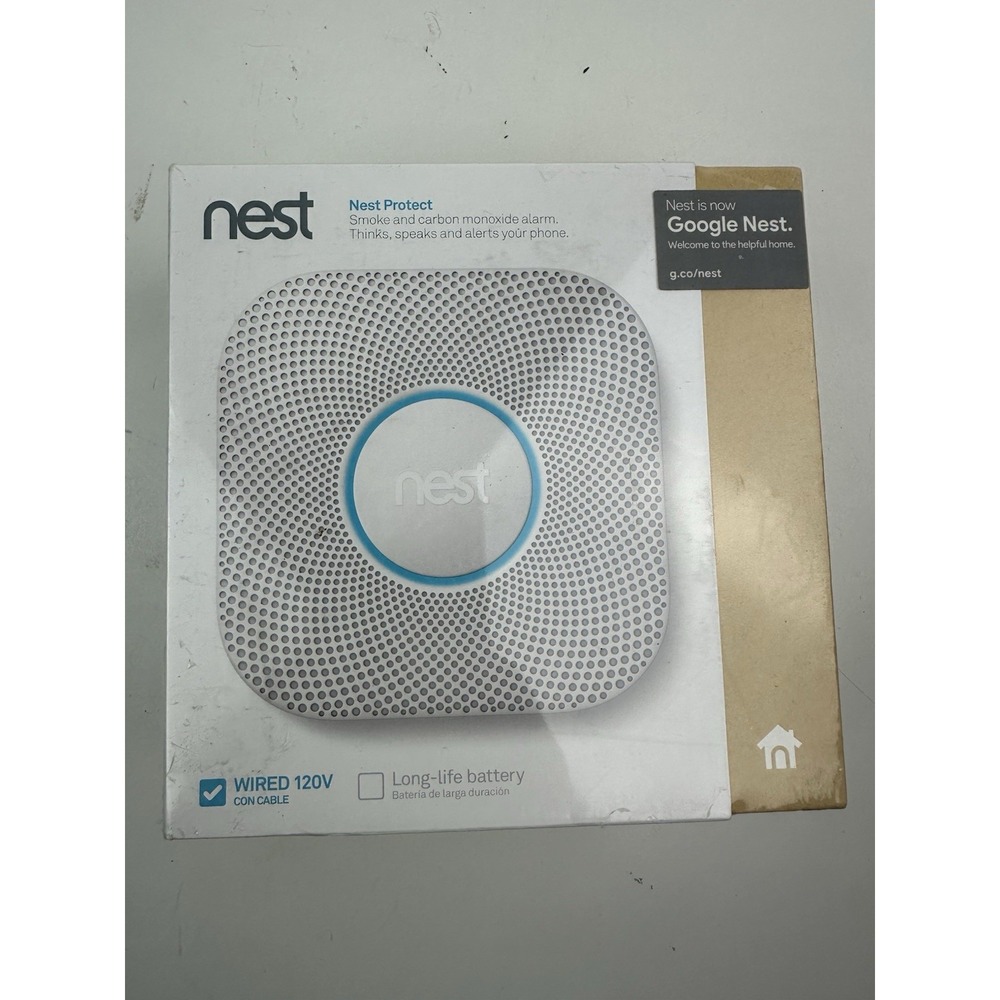 Brand New Sealed Google Nest Protect Carbon Monoxide Smoke Detector Wired 120V